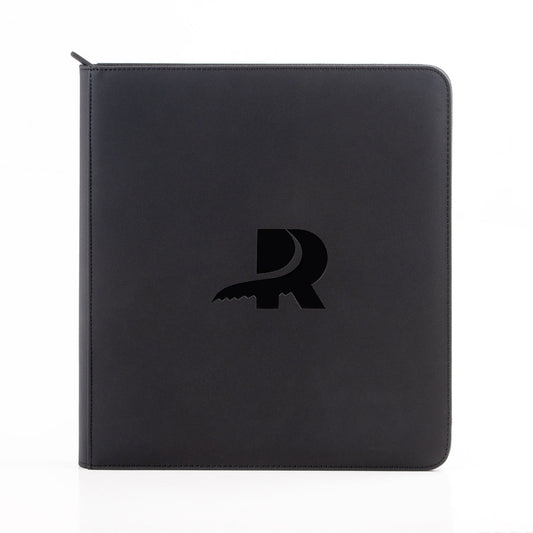 12 Pocket Binder - Black Front