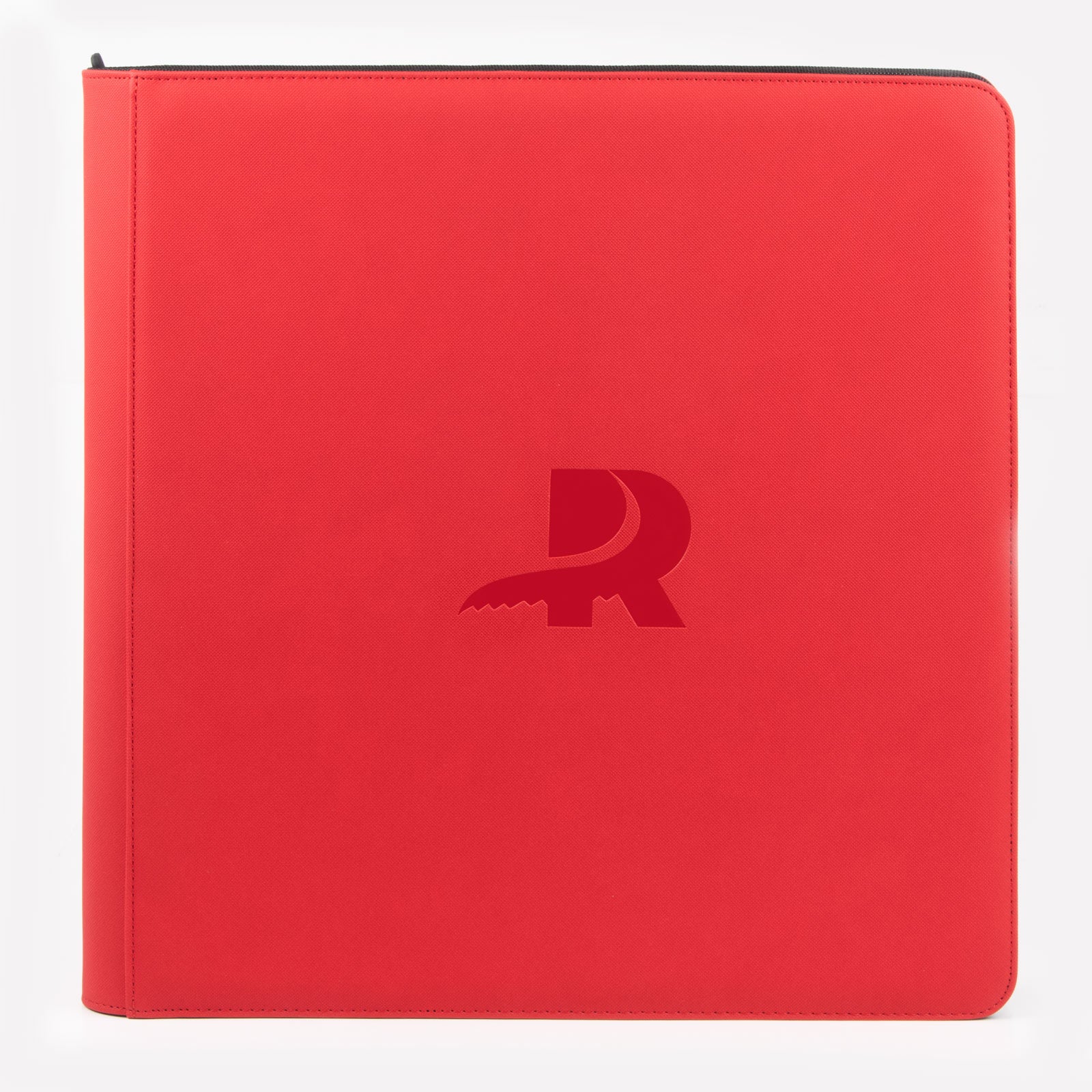 12 Pocket Toploader Binder Red Front