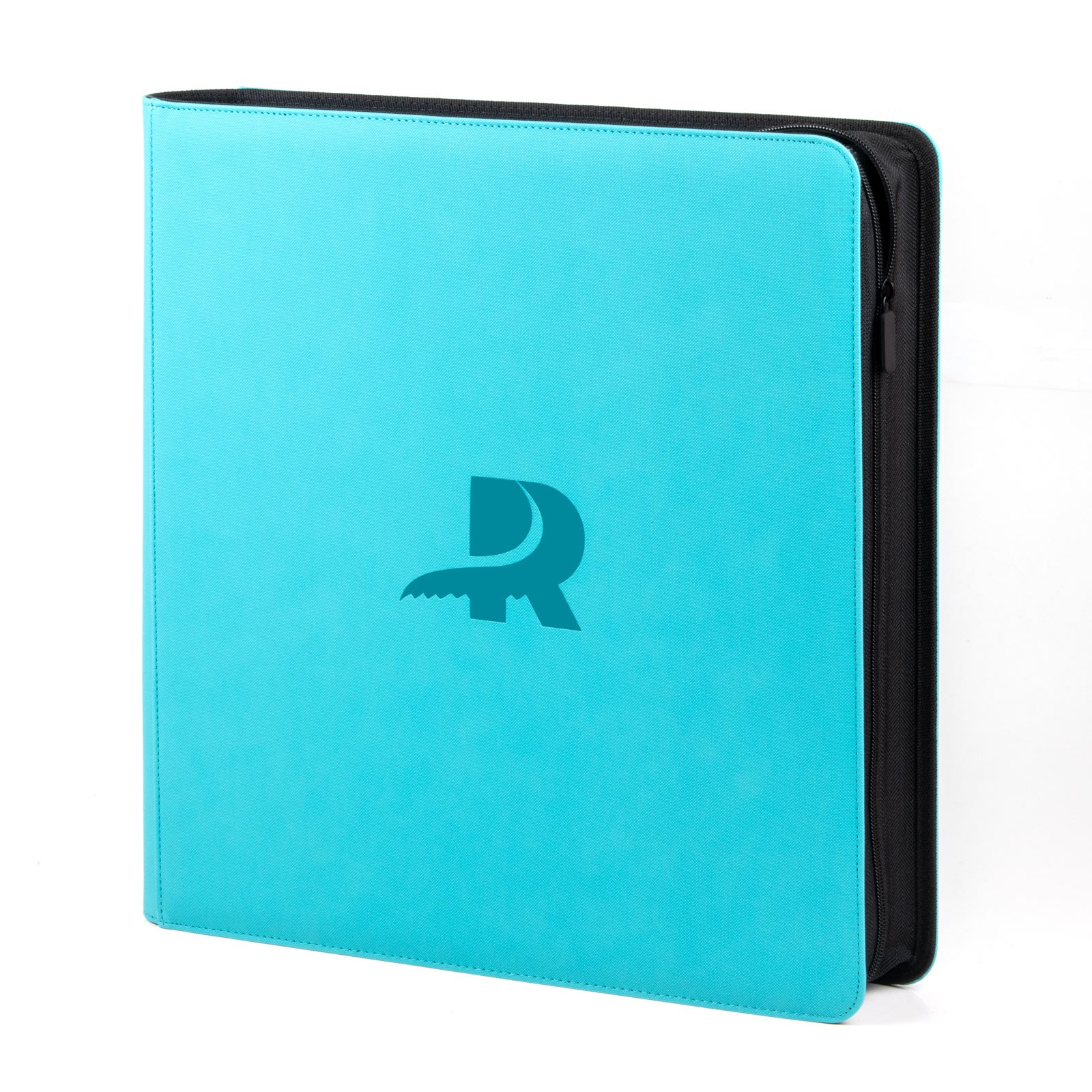 12 Pocket Toploader Binder Teal Side