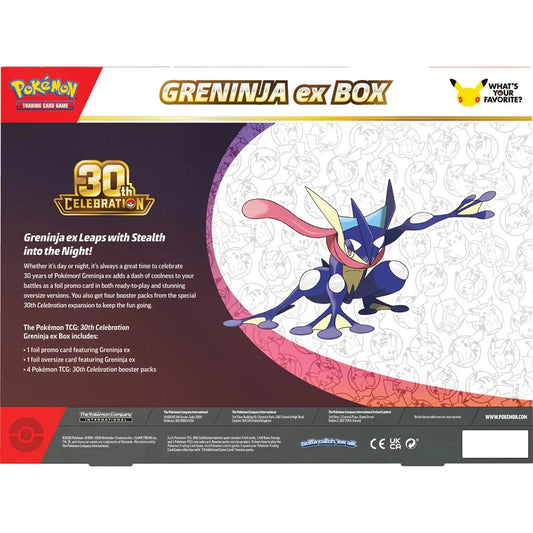 30th Celebration Greninja ex Box