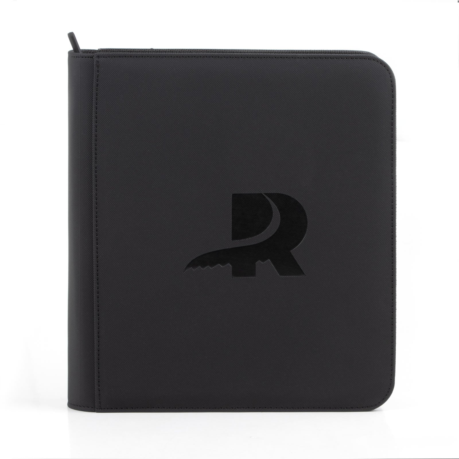 4 Pocket Toploader Binder Black - Front