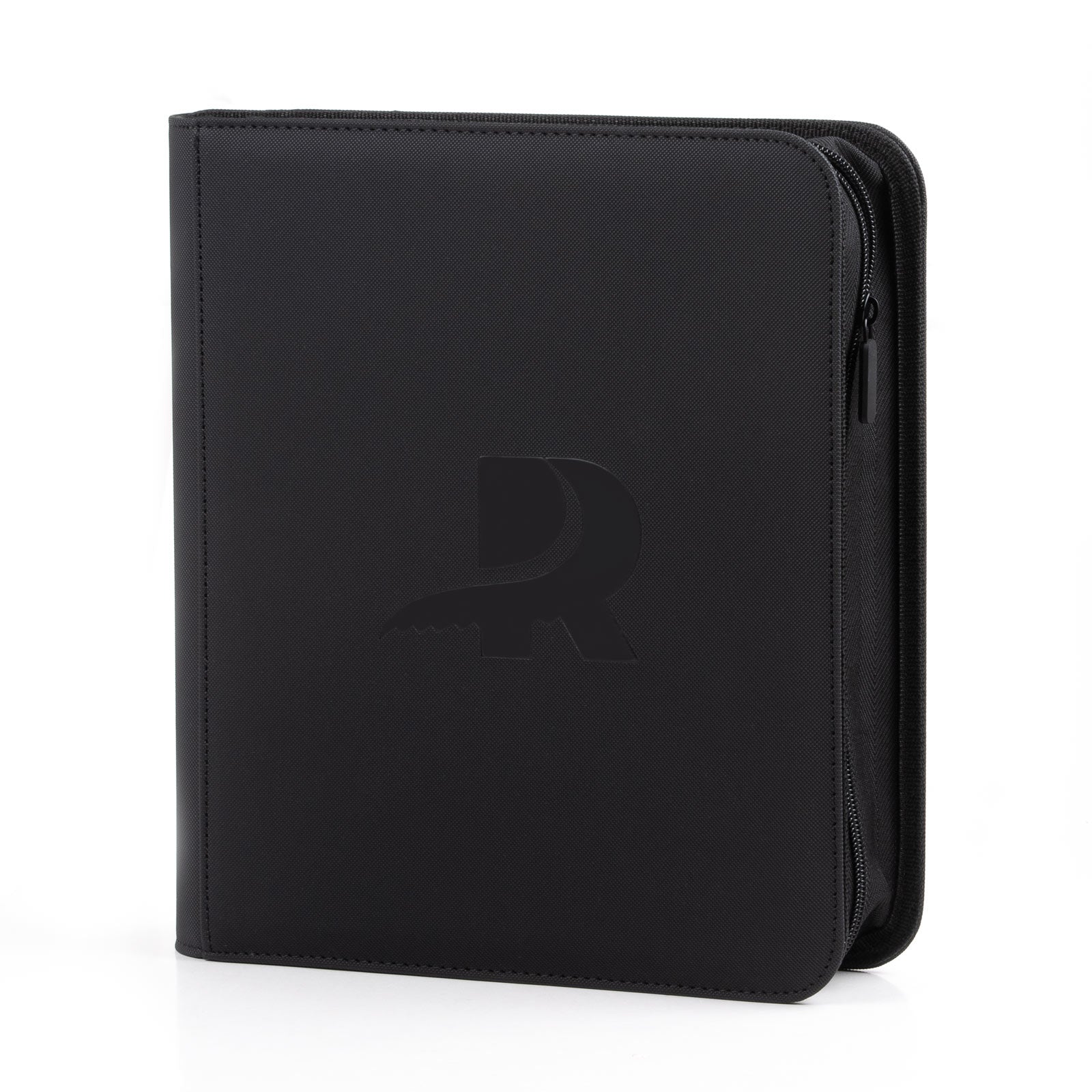 4 Pocket Toploader Binder Black - Side