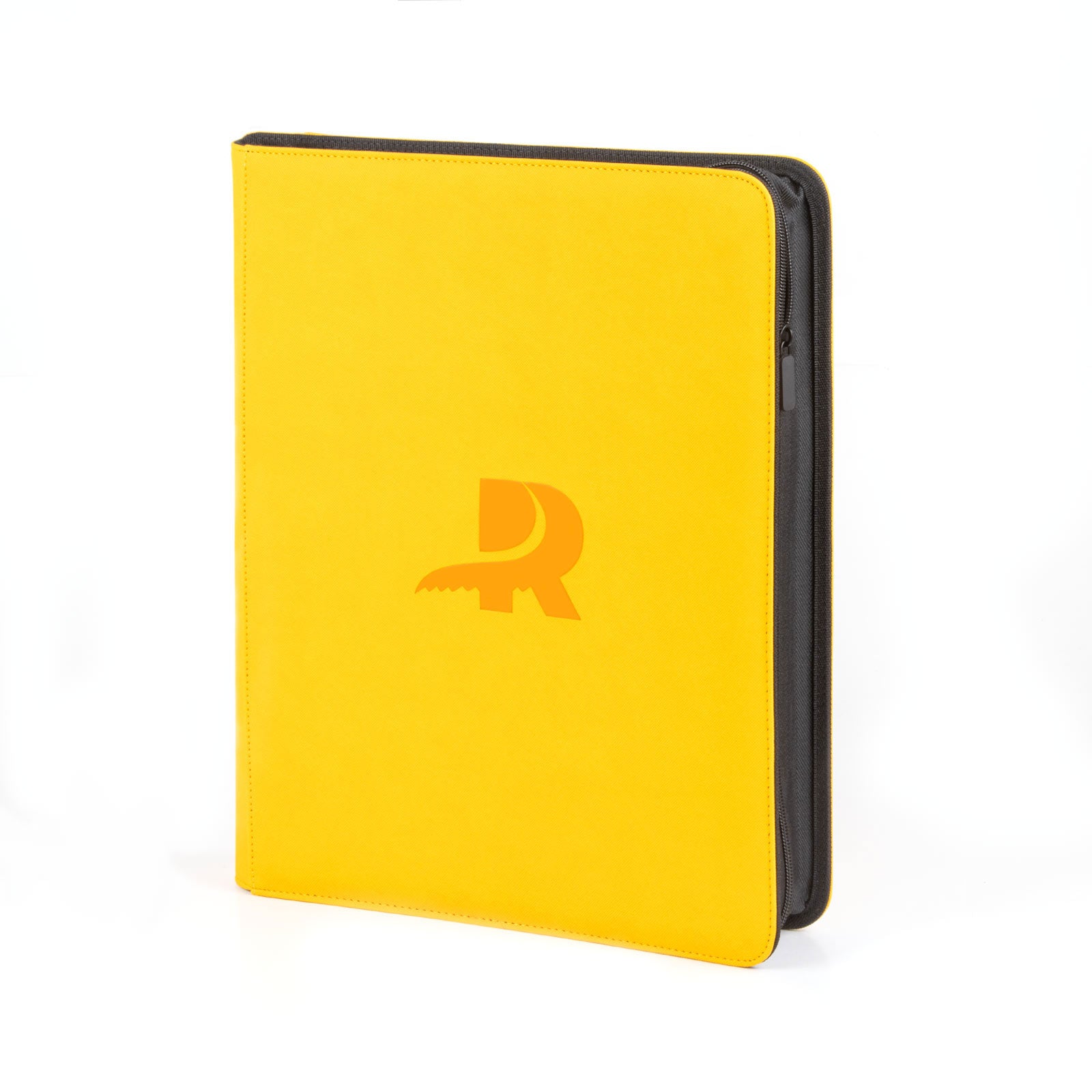9 Pocket Toploader Binder Yellow side