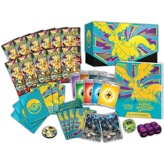 Ascended Heroes Pokemon Center Elite Trainer Box Contents