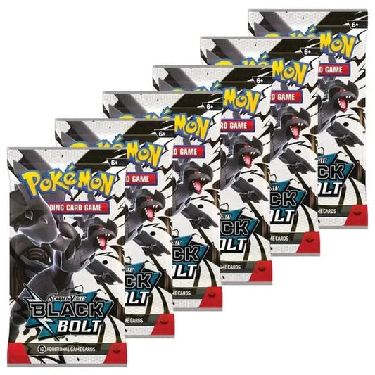 Pokemon Black Bolt Booster Bundle Packs