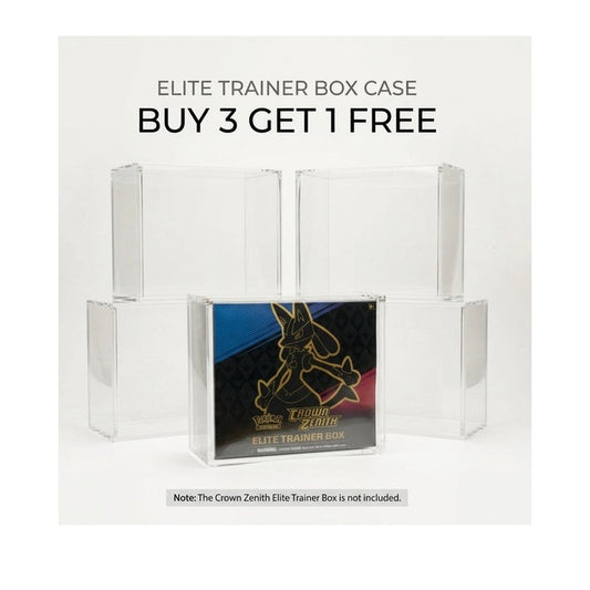 Elite Trainer Box display case, 3+1 gratis