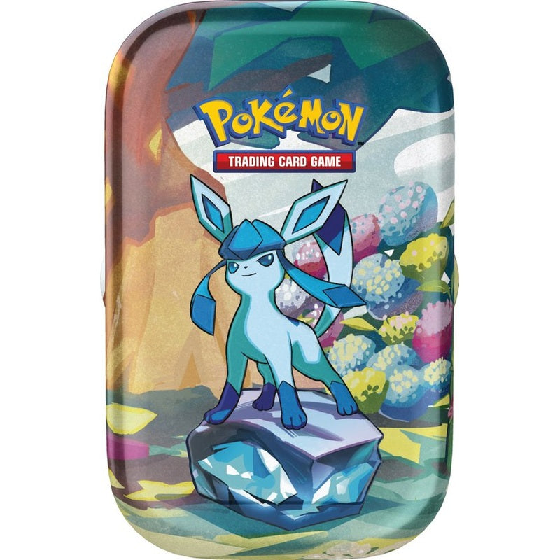 Prismatic Evolutions Glaceon Tin
