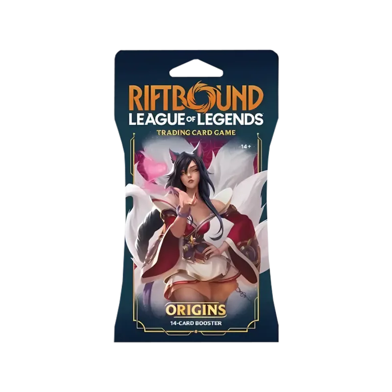 League of legends riftbound origins sleeved booster Ahri