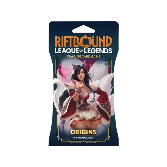 League of legends riftbound origins sleeved booster Ahri
