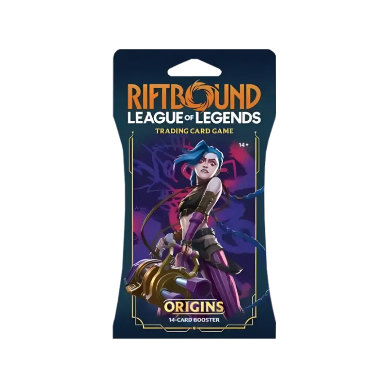 League of legends riftbound origins sleeved booster Jinx