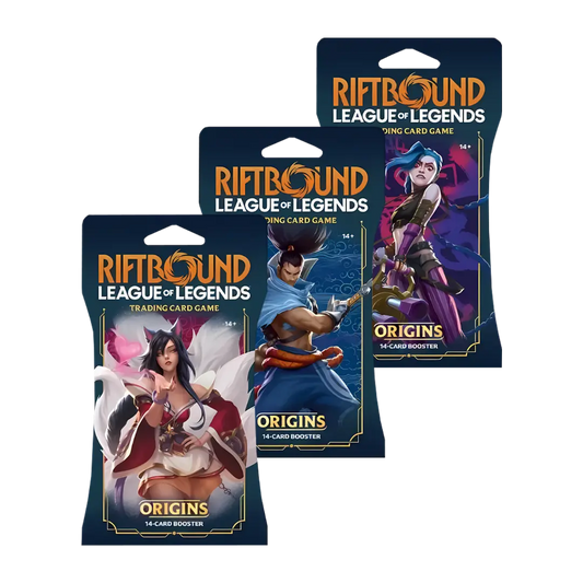 League of legends riftbound origins sleeved boosters