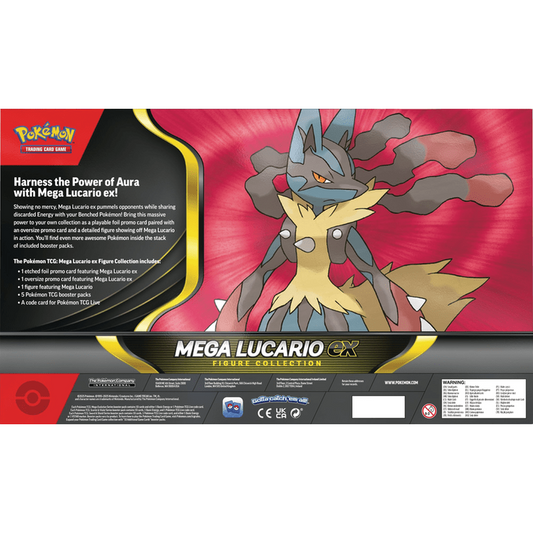 Mega Lucario EX Figure Collection Back