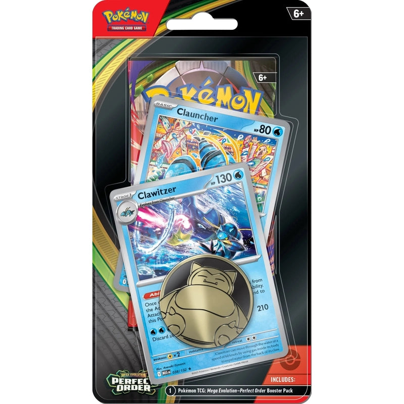 Pokémon - Mega Evolution - Perfect Order - Premium Checklane Blister ( Clawitzer)