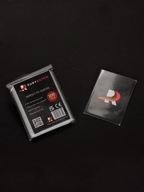 Perfect-Fit card sleeves (Transparent) - RubyGator