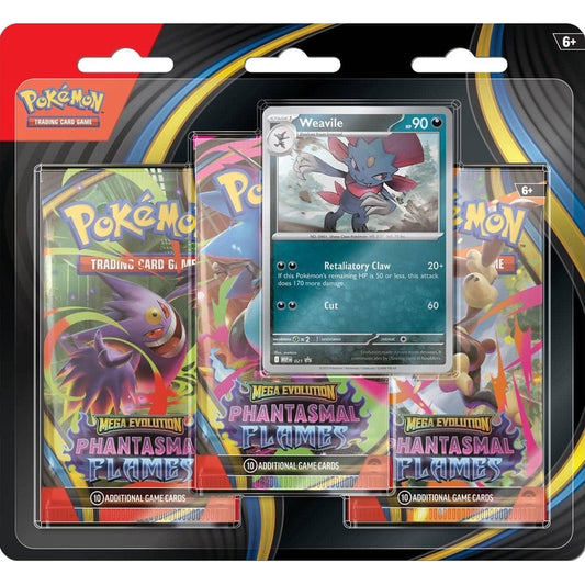 Phantasmal Flames Weavile 3 pack blister