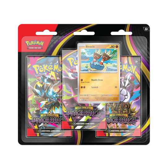 Pitch Black 3 Pack Blister Binacle