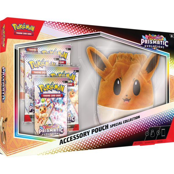 Pokémon Scarlet & Violet Prismatic Evolutions Accessory Pouch Special Collection