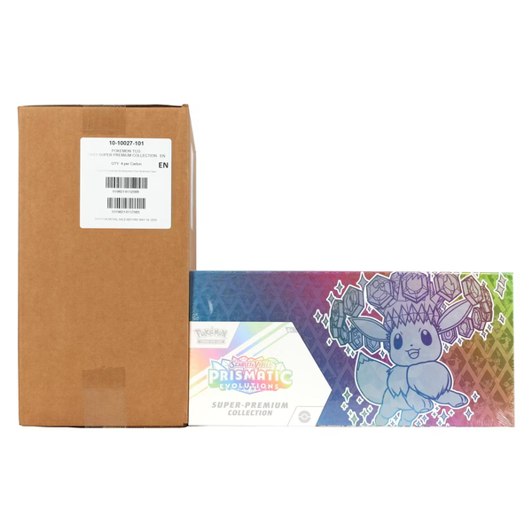 pokemon trading card game prismatic evolutions super premium collection preorder Pokémon - Prismatic Evolutions - Super Premium Collection Case (4X SPC)