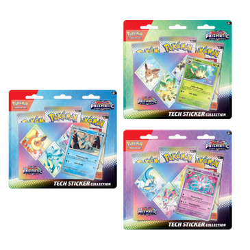 Prismatic Evolutions Tech Sticker Collection Set