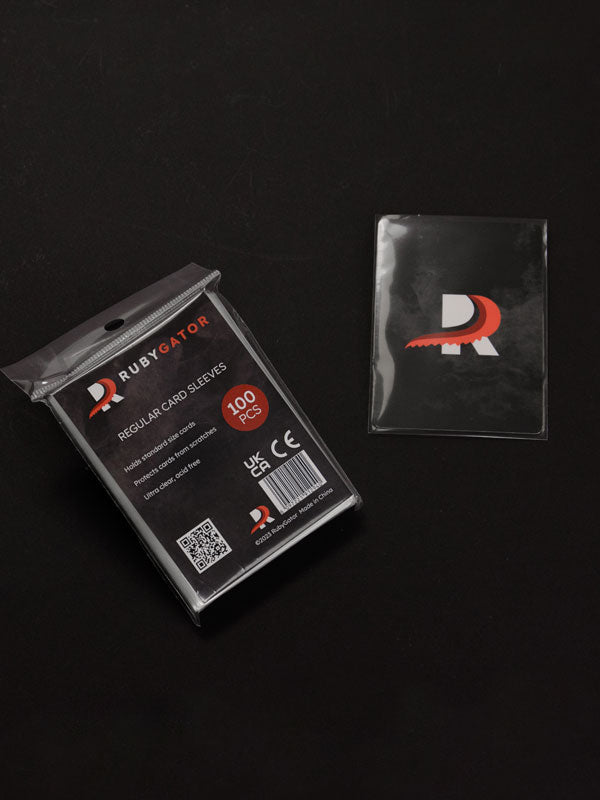 Regular soft card sleeves (Transparent) - RubyGator
