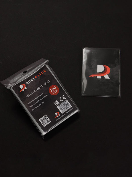 Regular soft card sleeves (Transparent) - RubyGator