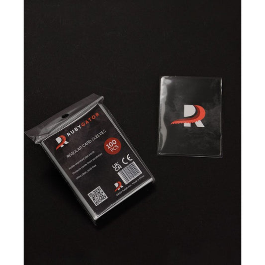Regular soft card sleeves (Transparent) - RubyGator