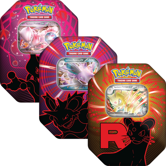 Team Rocket EX Tins Artset