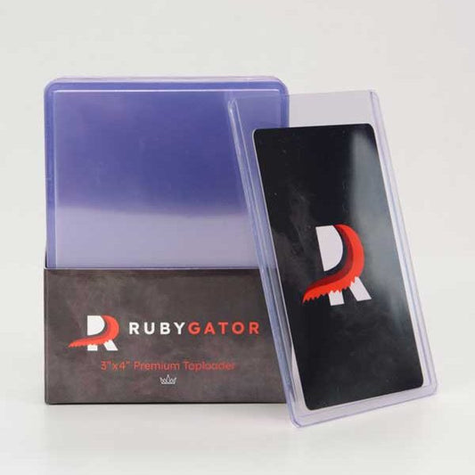 Toploader 3"x4" - Premium edition - RubyGator