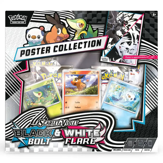Black Bolt White Flare - Poster Collection front