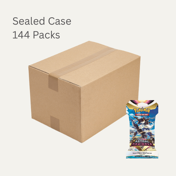 Pokmon - Astral Radiance - Sleeved Booster Pack Case (144 Packs) - RubyGator Pokmon - Astral Radiance - Sleeved Booster Pack Case (144 Packs) - RubyGator