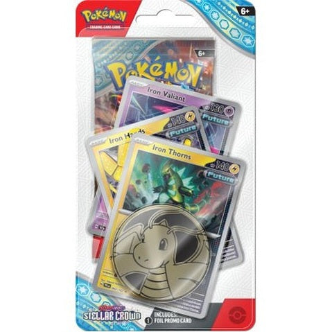 Pokemon - Scarlet & Violet - Stellar Crown Premium Checklane Blister: Iron Thorns - RubyGator Pokemon - Scarlet & Violet - Stellar Crown Premium Checklane Blister: Iron Thorns - RubyGator