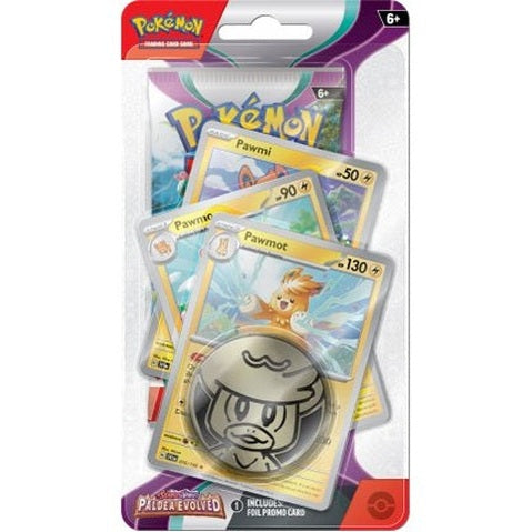 Paldea Evolved Premium Checklane Blister Pawmot