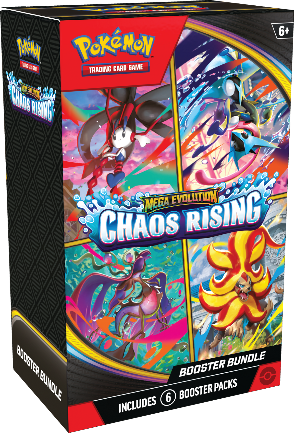 Pokémon TCG Chaos Rising Booster Bundle met zes boosters