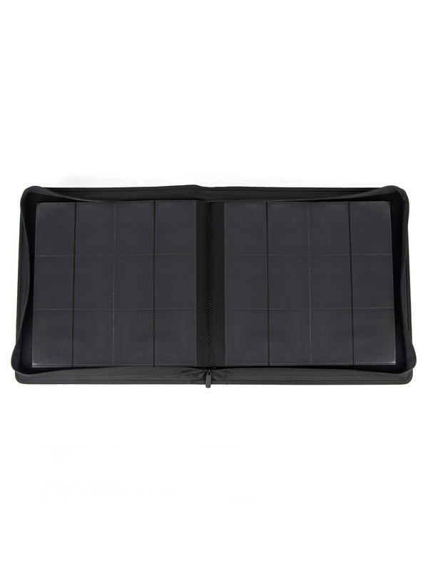 12PocketToploaderBinder-Black- Inside
