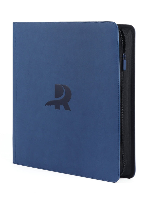 12PocketToploaderBinder- Blue