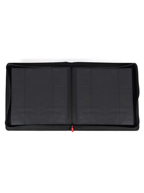 12PocketToploaderBinder- Red - Inside