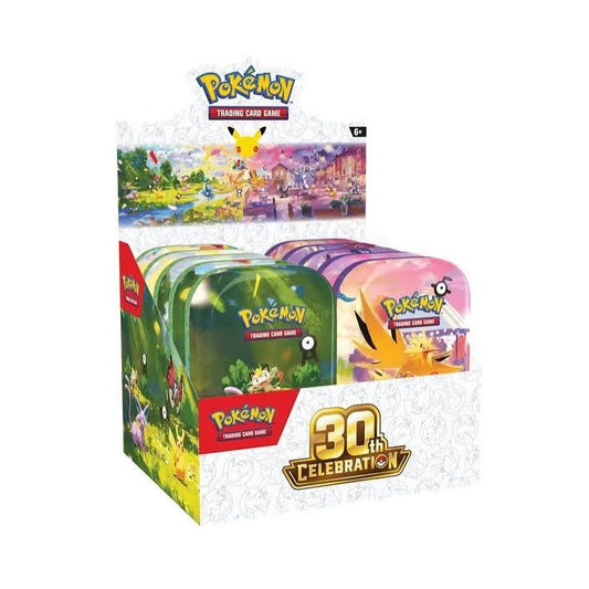 30th Celebration Mini Tin Display