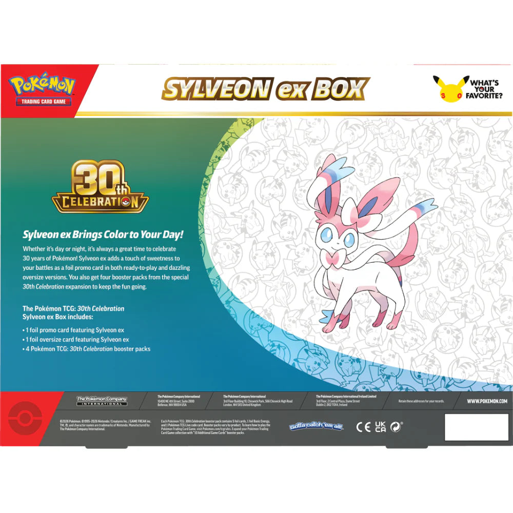 30th Celebration Sylveon ex Box