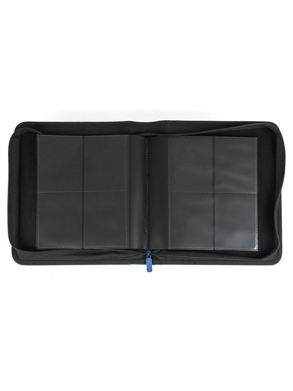 4 Pocket Toploader Binder Blue - Inside