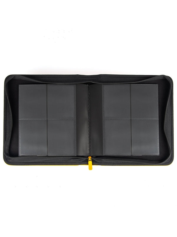 4 Pocket Toploader Binder Yellow - Inside