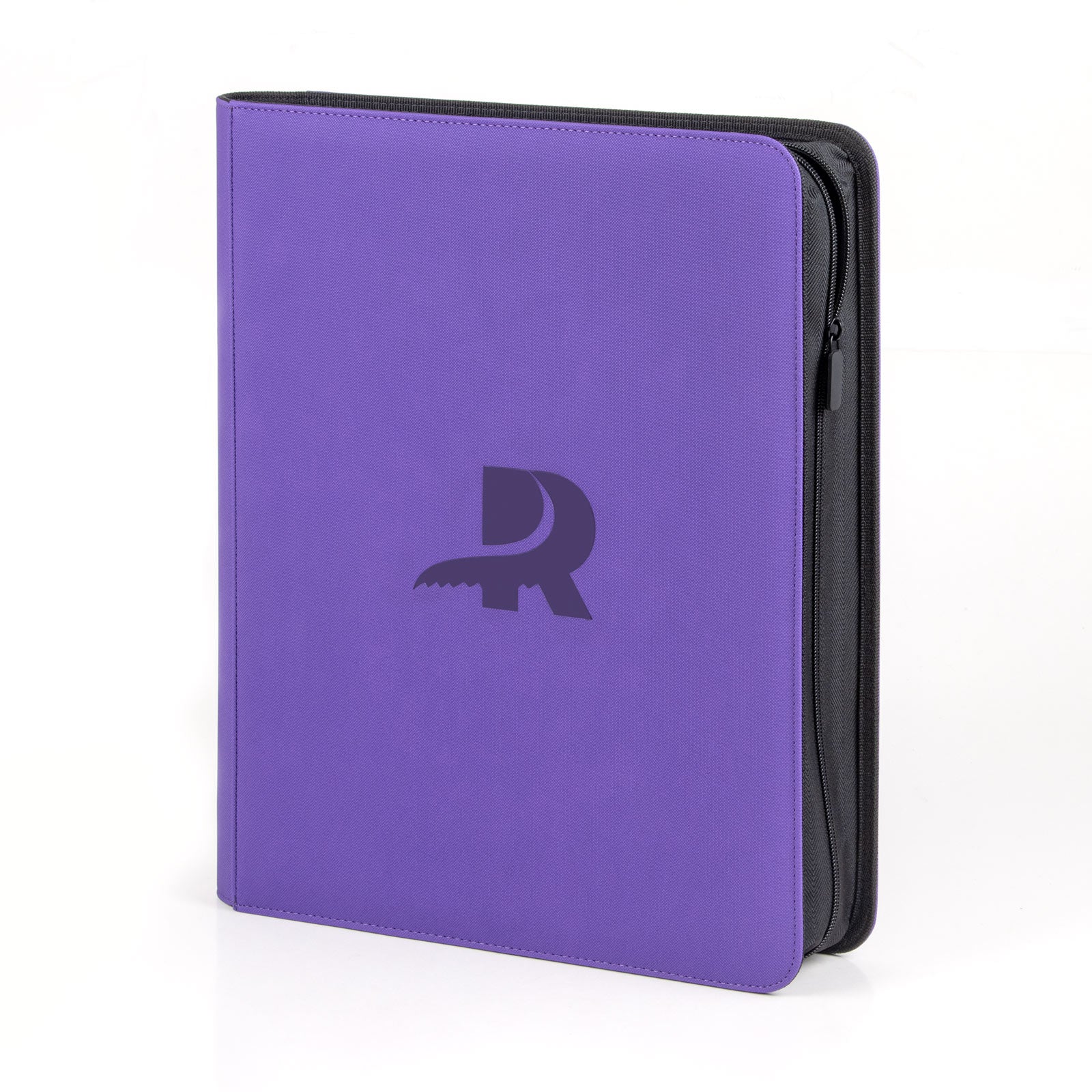 9 Pocket Toploader Binder Purple Side