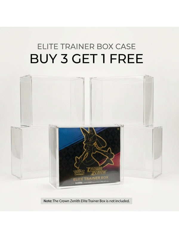 Elite Trainer Box display case, 3+1 gratis