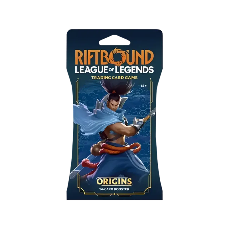 thumbnail image 2 of Riftbound Origins Sleeved Booster Pack – League Of Legends TCG, 2025 English Art Set, Jinx Yasuo Ahri 2 of 5