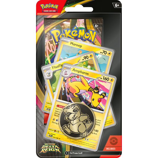 Pokémon Delta Reign Premium Checklane Blister Ampharos