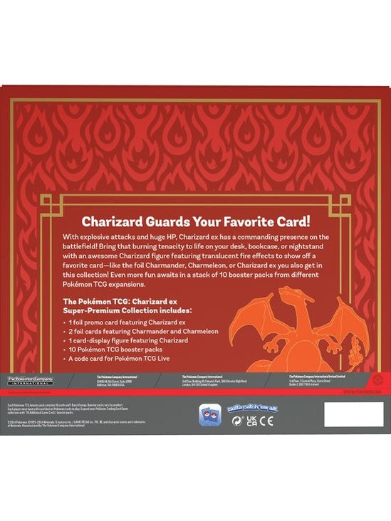 Pokémon Charizard ex Super Premium Collection rear
