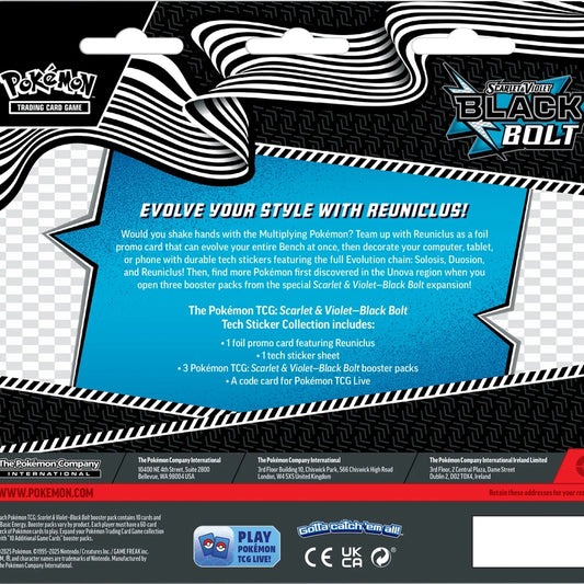 Pokémon Scarlet & Violet – Black Bolt Tech Sticker Coll Reuniclus back