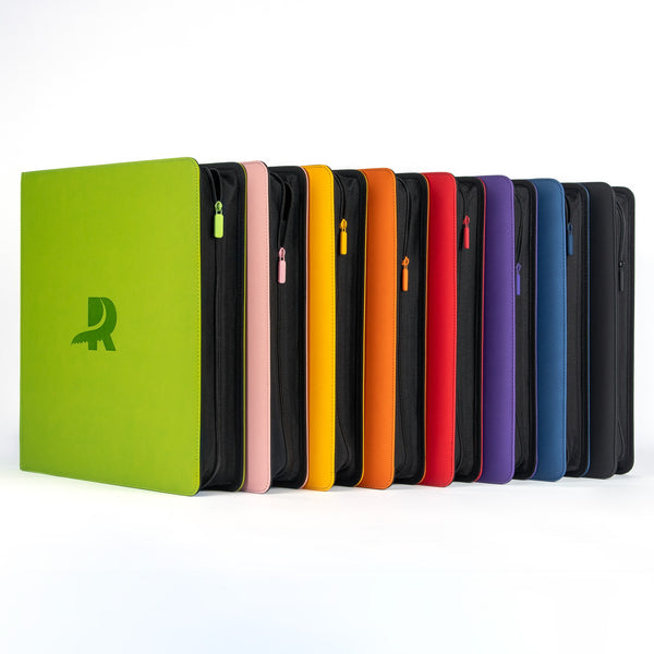 RubyGator 12-Pocket Zippered Toploader Binder 2026 in acht kleuren
