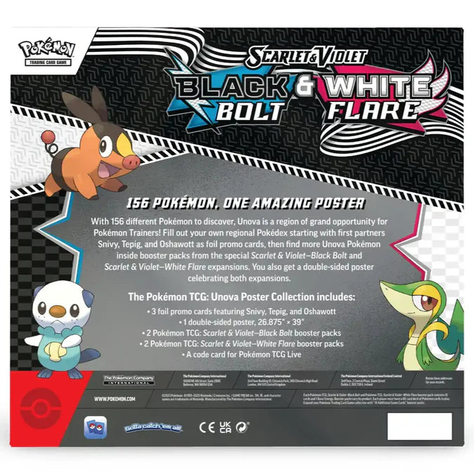 Black Bolt White Flare - Poster Collection back