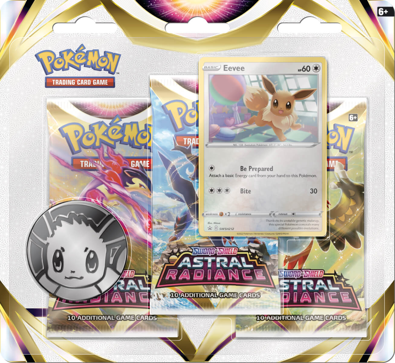 Astral Radiance Eevee 3-Pack Blister