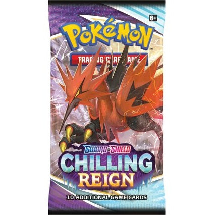 how many packs in chilling reign booster box Sword & Shield and Moltres 6-Pack CASE Pokemon TCG Chilling